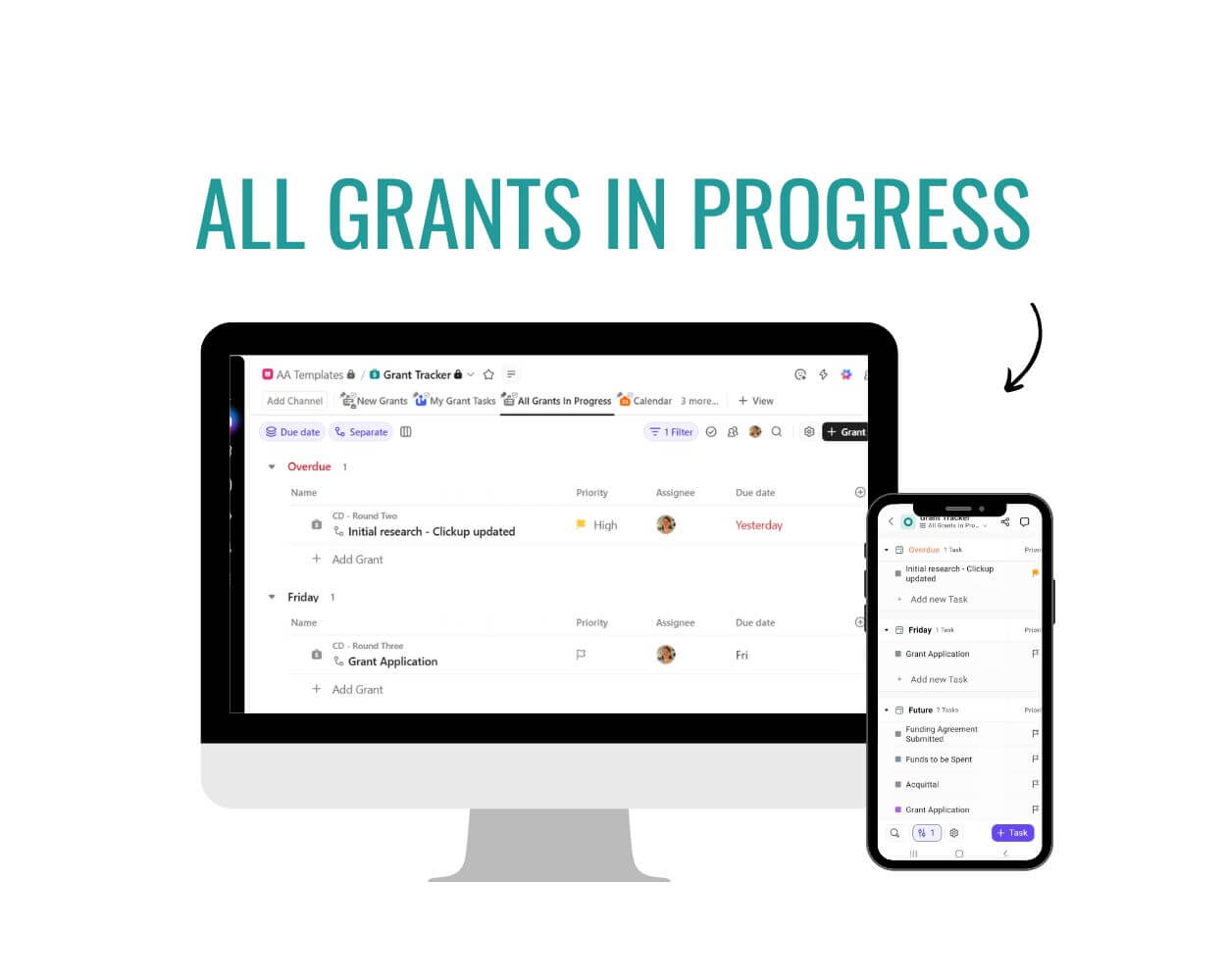 ClickUp Grant Tracker Template Pack – Image 8