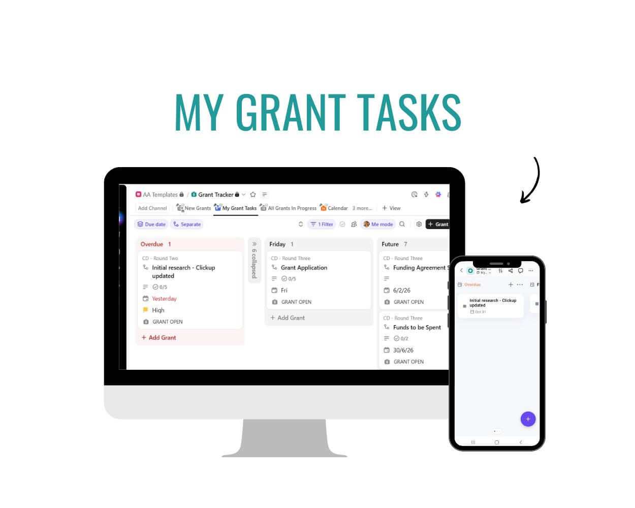 ClickUp Grant Tracker Template Pack – Image 5
