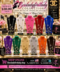 Elegant channel Necklace  – Image 1