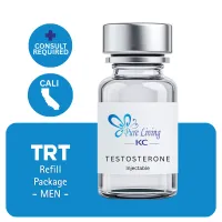 TRT CALI  Men's Refill Package 60 days (Cypionate 200mg/mL 10mL + Anastrozole 24×1mg) – Image 1