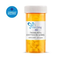 Tadalafil/Oxytocin 12mg/100 IU ODT - 10 Count – Image 1