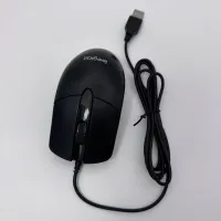 Ergonomisk optisk USB-mus med RGB-belysning, ergonomisk design for hjemmekontor og stasjonære PC-er, holdbar plast- og metallko – Image 1
