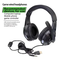 7245 Kablet Gaming Headset med Mikrofon for Stasjonær og Laptop, Egnet for Esports og Online Gaming – Image 1