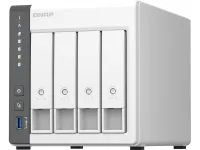 QNAP ARM quad-core TS-433-4G 4Bay tower 2.5/3.5" SATA, ARM 64-bit quad-core, 2.5GbE port, 4GB onboard RAM – Image 1