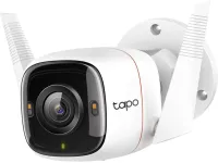 TP-Link Tapo C310 WiFi utendørs overvåkningskamera (hvit) 3MP, 30M Night Vision, Motion Detection, Two-Way Audio – Image 1