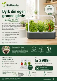 Click and Grow Smart Garden 9 startpakke – mørk grå – Image 1