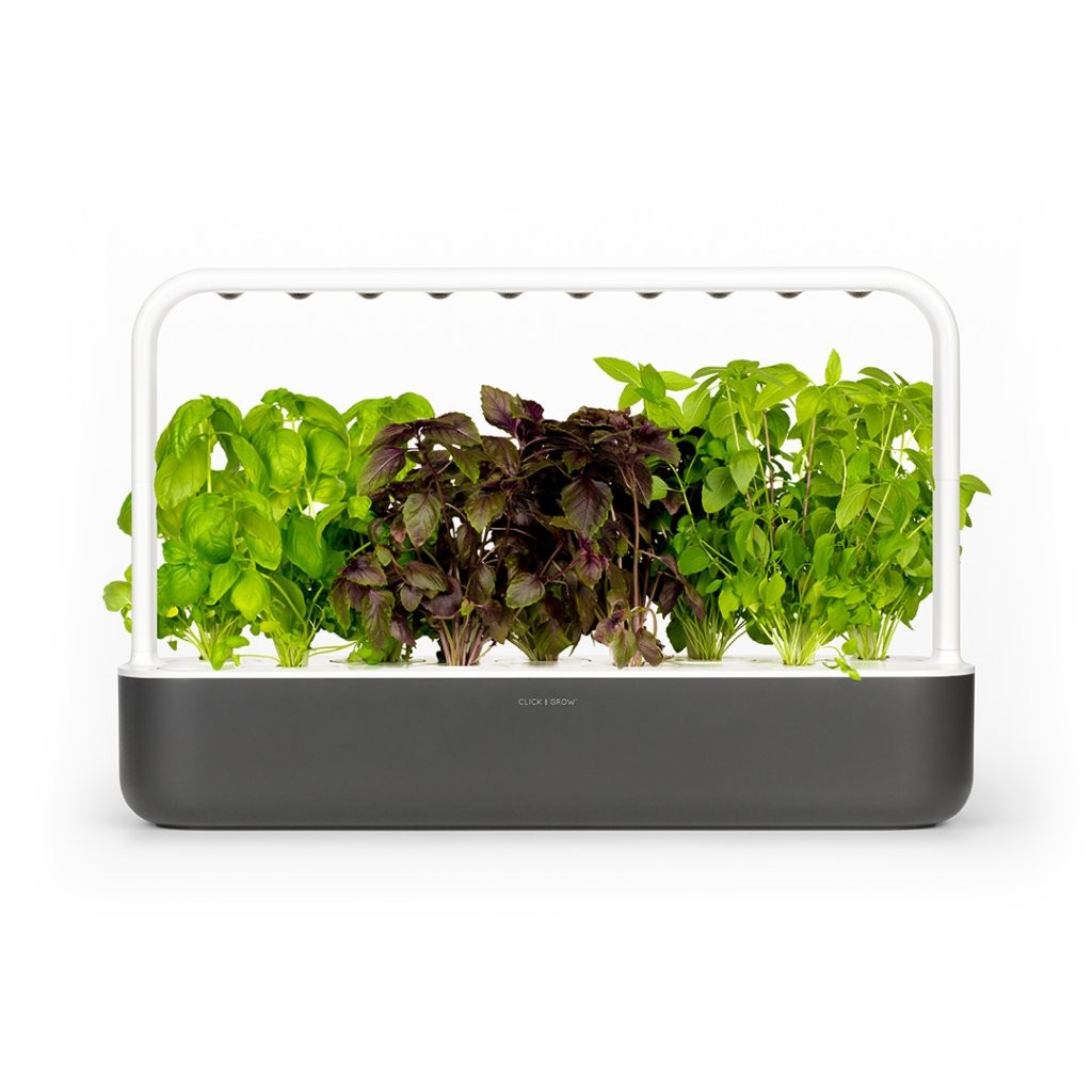 Click and Grow Smart Garden 9 startpakke – mørk grå – Image 2
