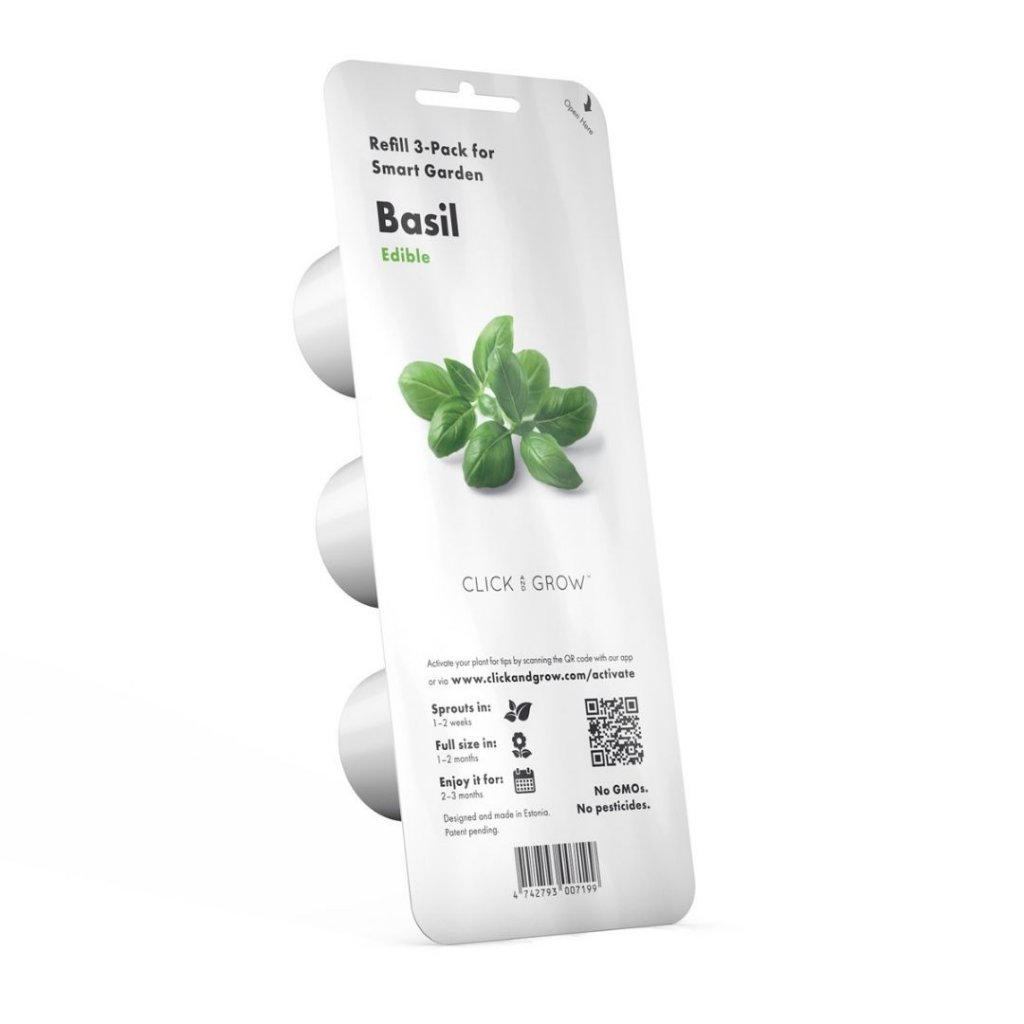 Click & Grow Växtkapslar 3-pack – Basilika – Image 2