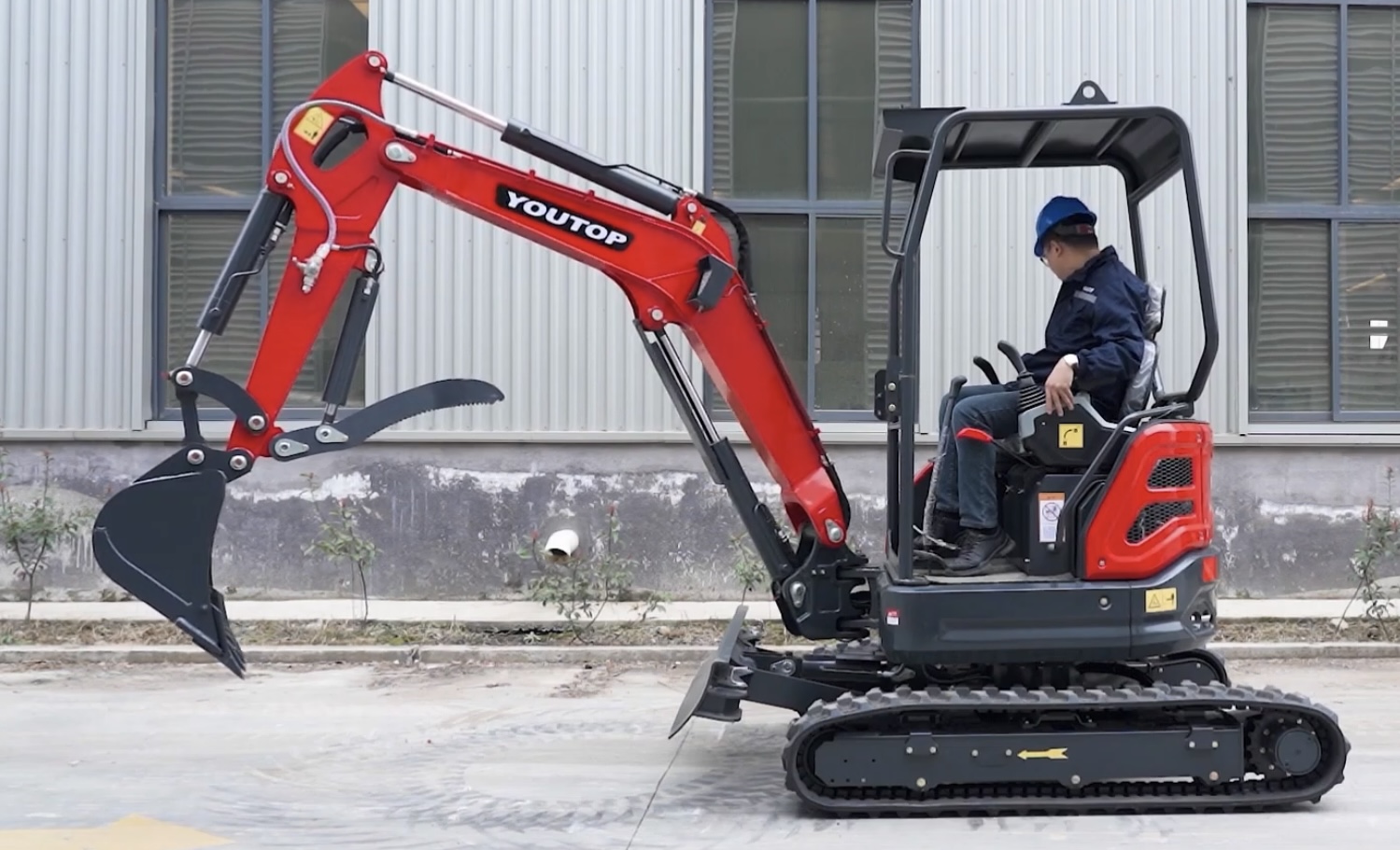 YOUTOP YT27 PRO EXCAVATOR WITH PISTON PUMP, LOAD SENSING VALVE, EXPANDING TRACKS – Image 2