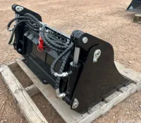 Mini Skid Steer 4in1 Bucket. 39" Wide With Quick Couplers – Image 3