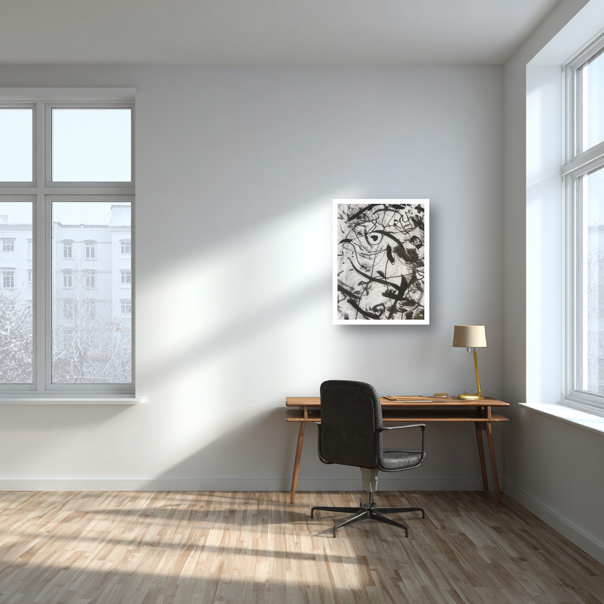 Perceptual Field 0142 – Something Looking Back – Framed Print – Image 10