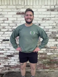 Formed Fitness Crew Neck - Green – Image 1