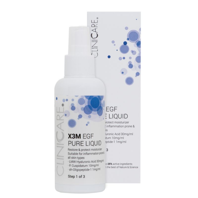 Step 2 CLINICCARE X3M EGF Pure Liquid Moisturiser 100ml – Image 1