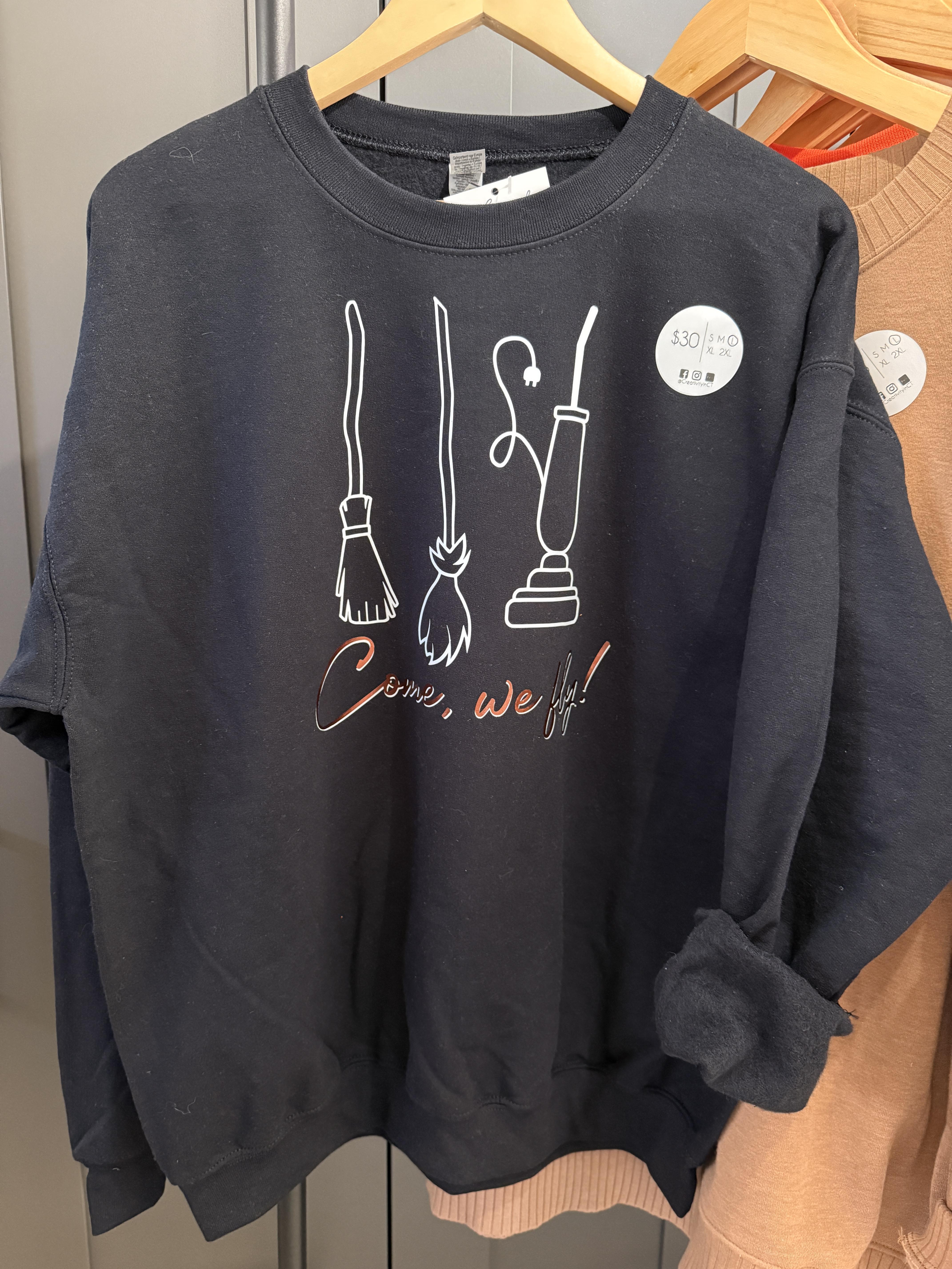 *Pre-Order* Come We Fly Hocus Pocus Halloween/Fall Sweatshirt – Image 2