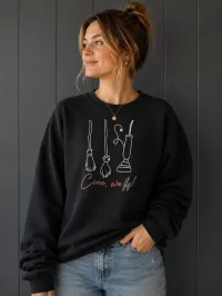 *Pre-Order* Come We Fly Hocus Pocus Halloween/Fall Sweatshirt – Image 1