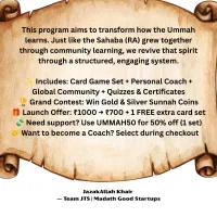 Journey To Seerah Enrollment. – Image 1