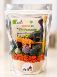 Artful+ Sensory Bags – Dinosaur Dig