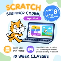 Scratch Coding Ages 8–10 (Fall 2026) – Image 1