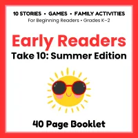 ☀️ Early Readers Take 10 Summer Booklet – Image 1