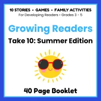 ☀️ Growing Readers Take 10 Summer Booklet – Image 1