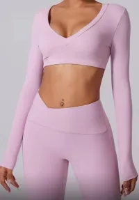 ELOA Seamless Sports Bra + Long Sleeve Bundle – Image 2