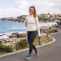 ELOA Seamless Long Sleeve Top – M, Ice
