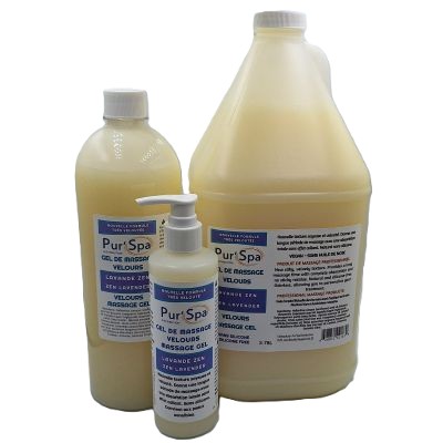 Gel de massage Velours LAVANDE ZEN. Pour une détente profonde. – Image 1