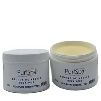 Beurre de karité pur. Couleur beige-jaune naturelle avec son odeur caractéristique. – Image 1