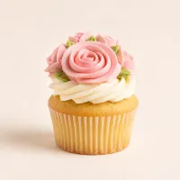 Vanilla Rose Gourmet Cupcakes – Image 1