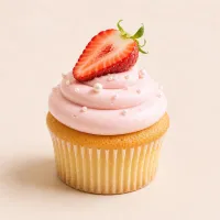 Strawberry Champagne Gourmet Cupcakes – Image 1