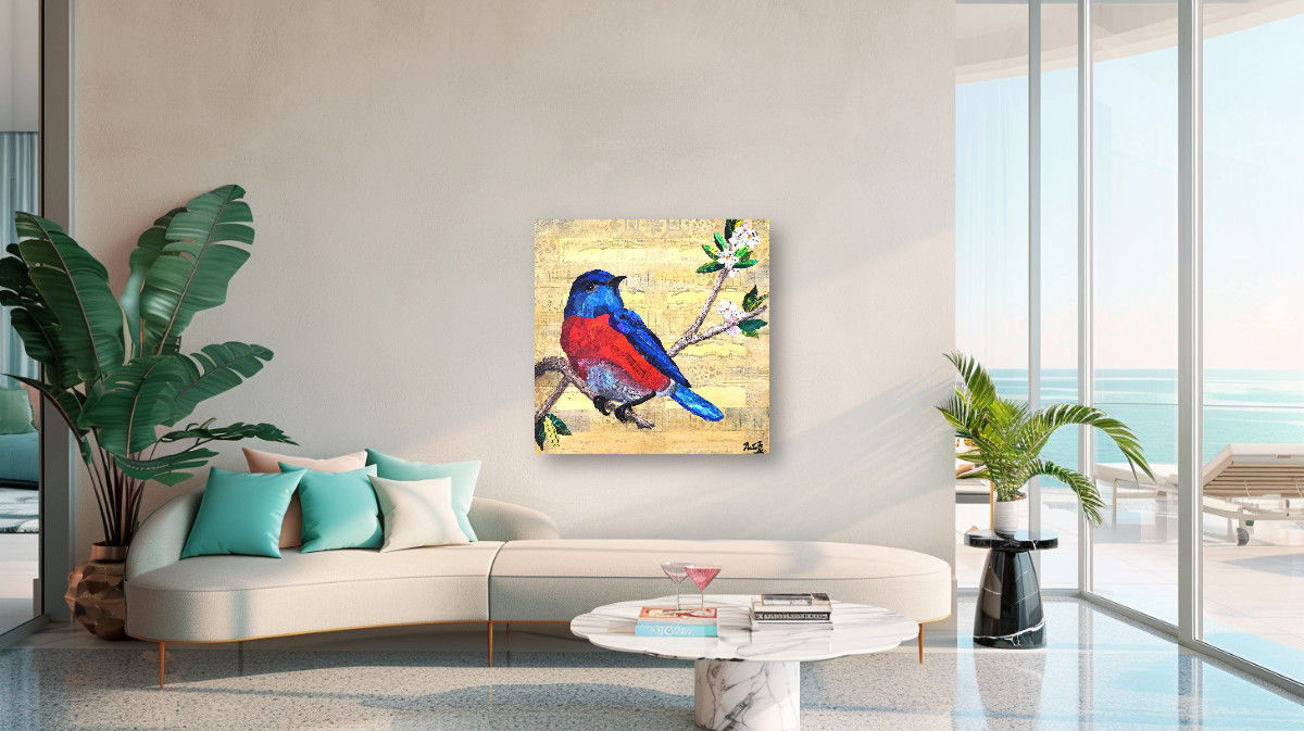 Backyard Birds: Western Bluebird - Reproductions – Image 2