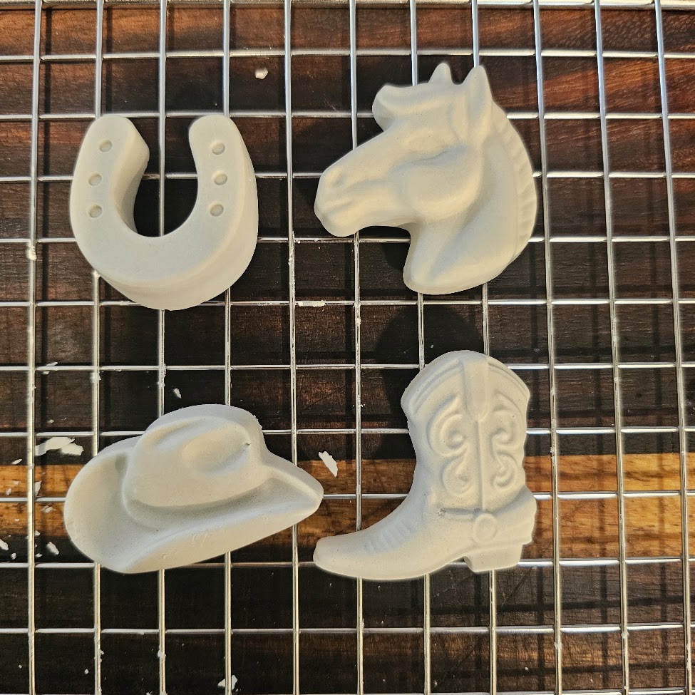 Rodeo Cowboy & Cowgirl Equestrian Horse Plaster Painting Kit | Screen-Free Activity | Birthday Party Favor | Homeschool – Image 3