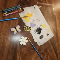 Flower & Garden Bug Plaster Painting Kit | Screen-Free Activity | Birthday Party Favor | Homeschool | Coloring Sheet – Image 3