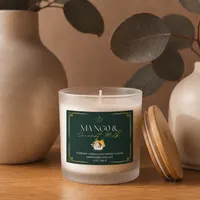 Natural Coconut Wax Candle — 7 Oz / 198 g – Mango And Coconut Milk