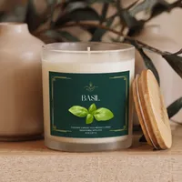 Natural Coconut Wax Candle — 8 Oz / 227 g – Basil