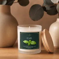 Natural Coconut Wax Candle — 12 Oz / 340 g – Basil