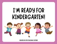 I'm Ready for Kindergarten/First Grade Digital Download – Image 2