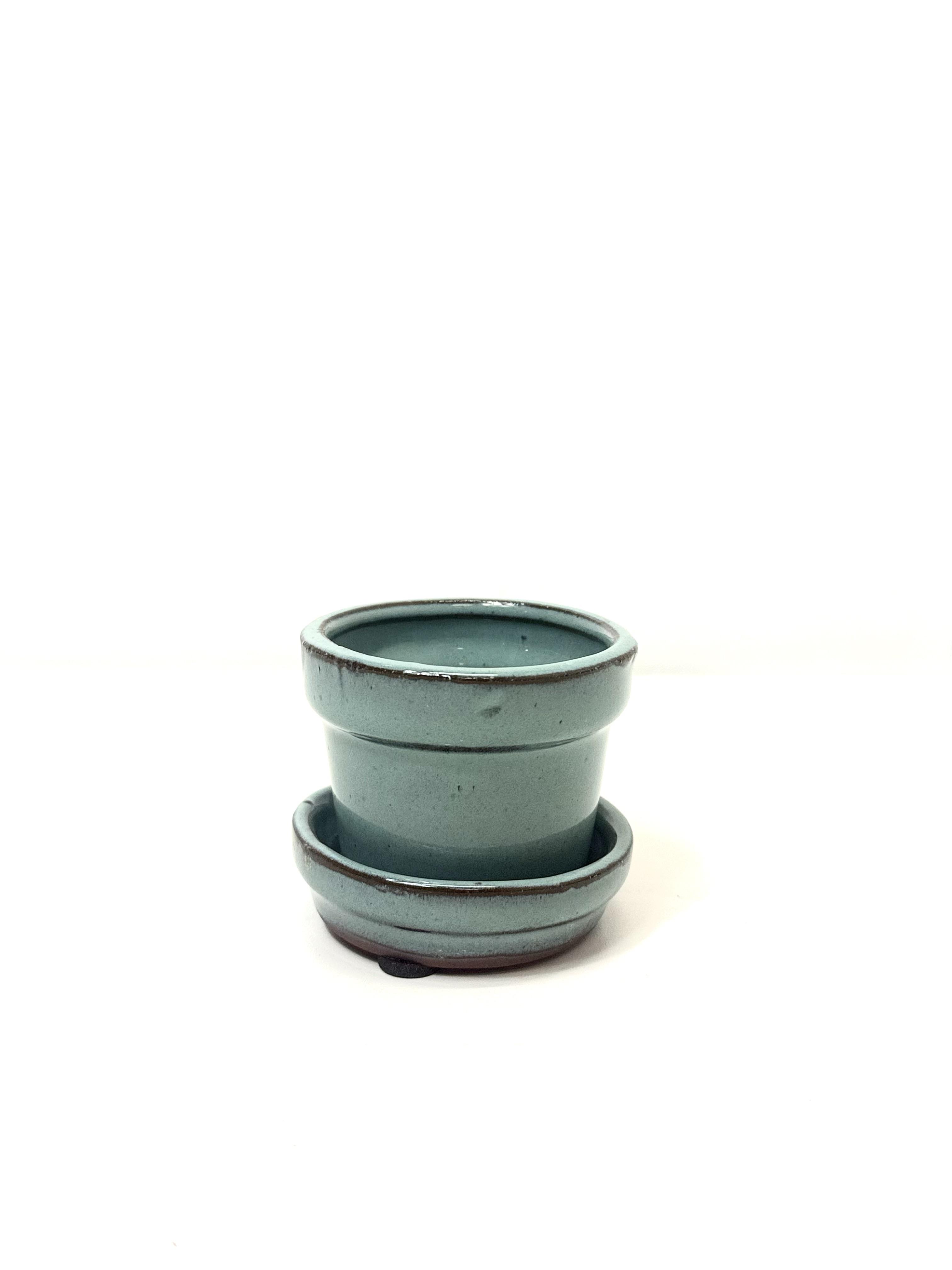 3'' Glazed Bonsai Pot – Image 5