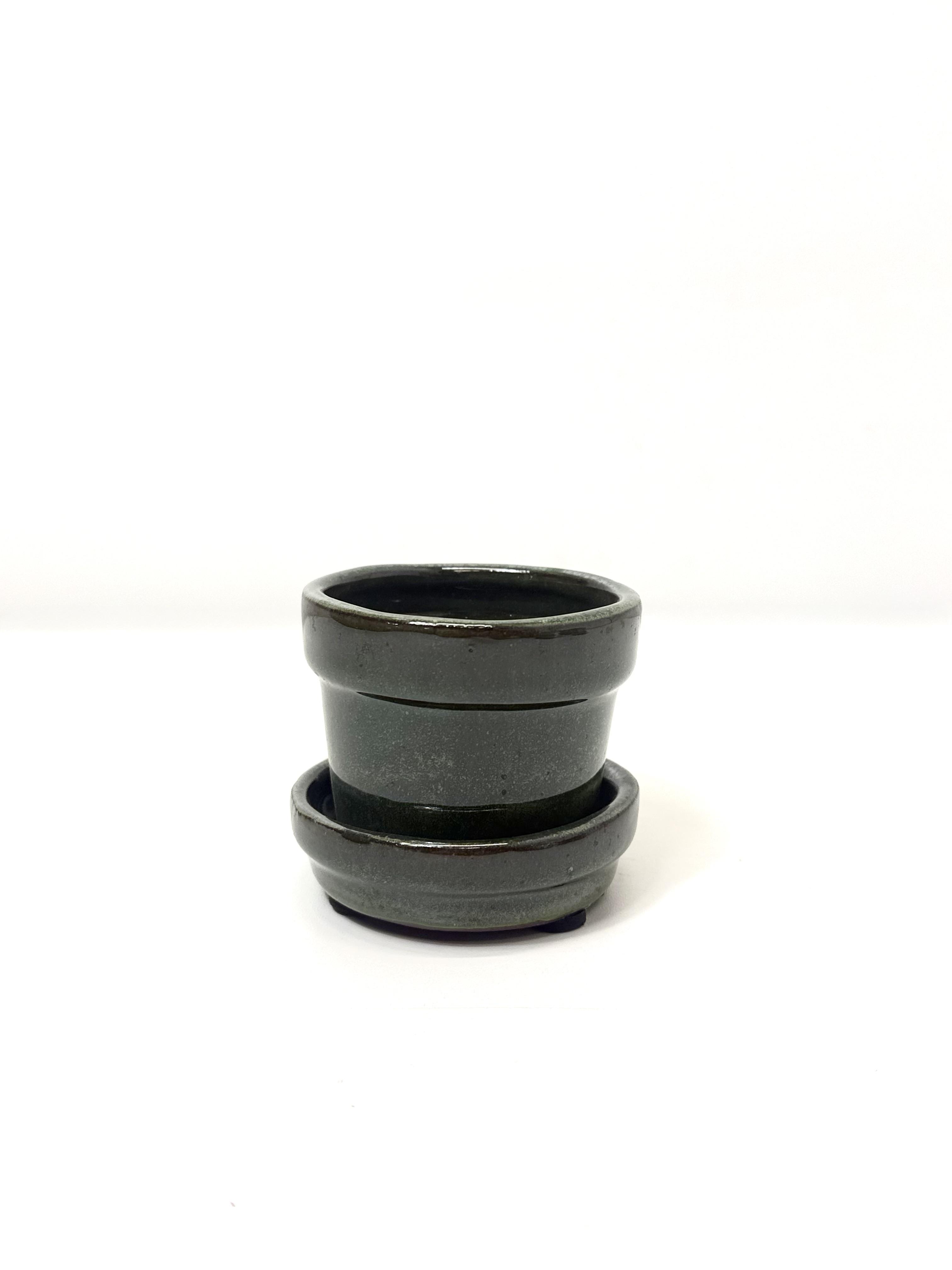 3'' Glazed Bonsai Pot – Image 6
