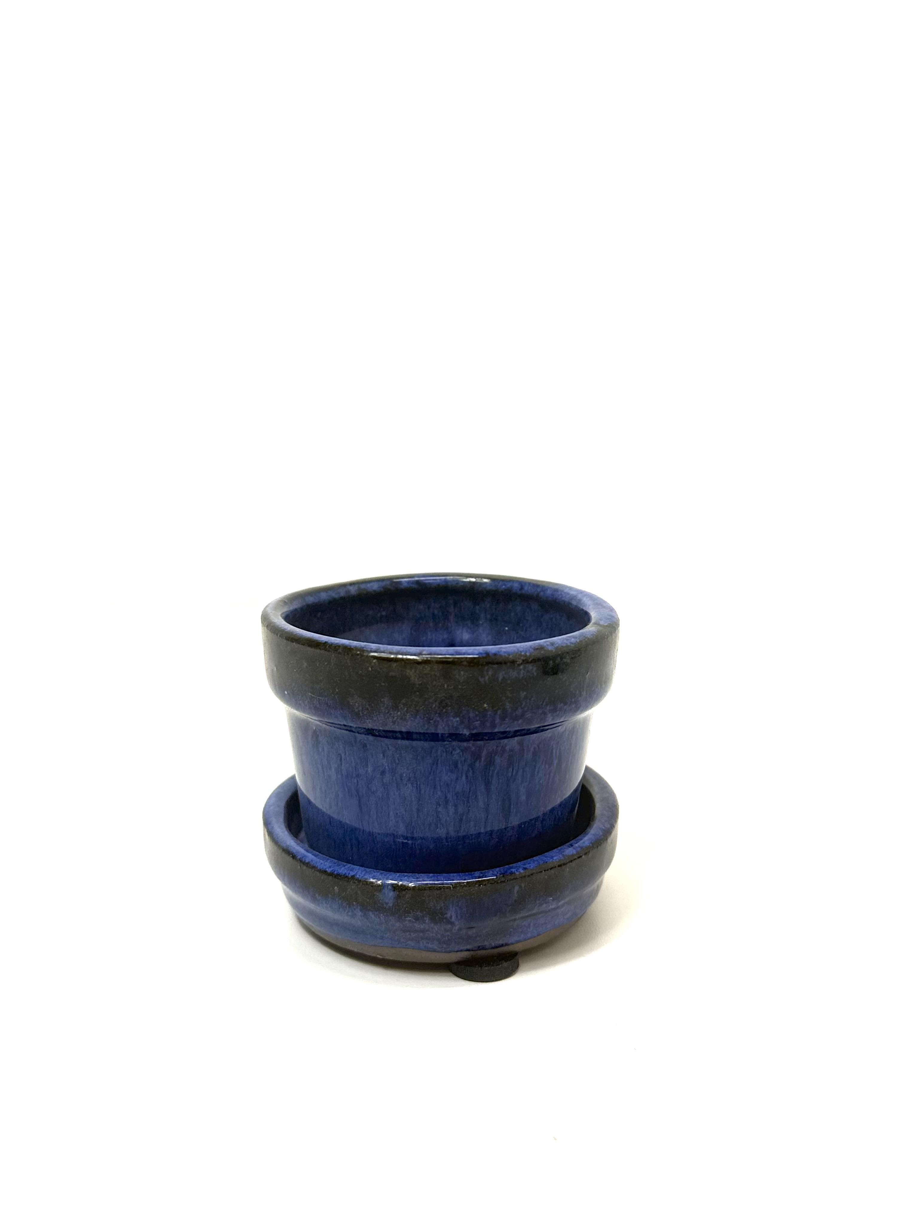 3'' Glazed Bonsai Pot – Image 4