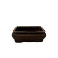 6" Unglazed Bonsai pot w/o saucer – Image 2