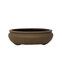 12" Unglazed Bonsai pot w/o Saucer – Image 3