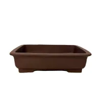 12" Unglazed Bonsai pot w/o Saucer – Image 4