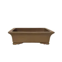 12" Unglazed Bonsai pot w/o Saucer – Image 2