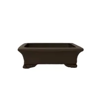 8'' Unglazed Bonsai pot w/o saucer – Image 2