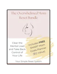 Overwhelmed Mom Reset Bundle + SMART Mom Planner – Image 1
