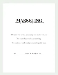 MARKETING: Authority Is Built on Clarity and Consistency – Green