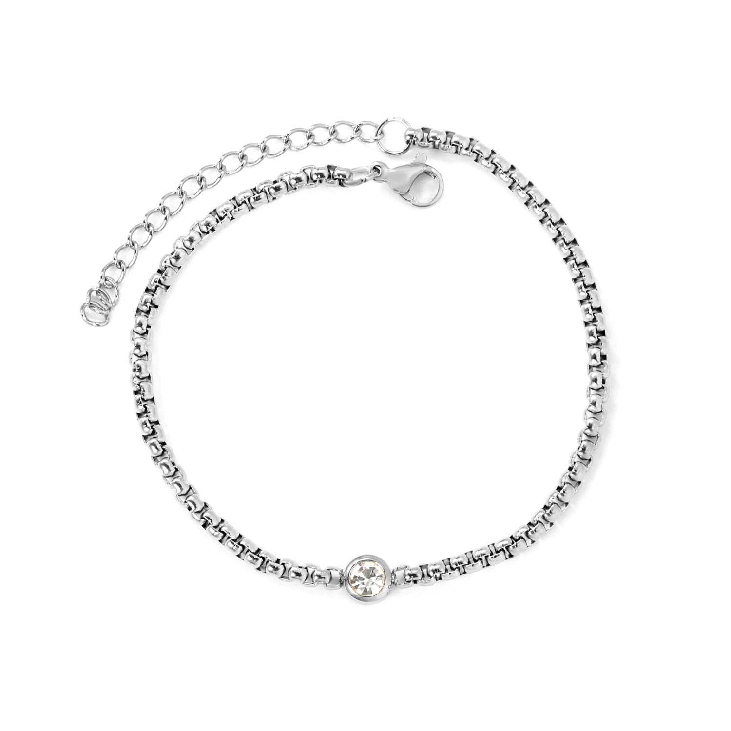 Stainless Steel Bracelet - Steel – Image 1