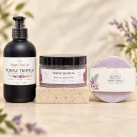 Purple Tropical Body Care Set – Image 1