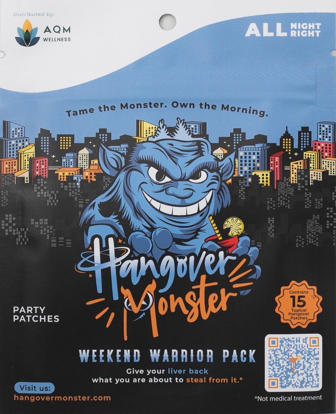 Hangover Monster G+NAC Armor Patches 'Seriously Sinful' - 30 Pack – Image 11